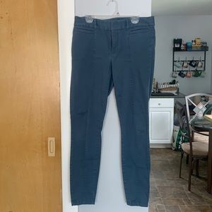 Loft Size 2 Dusty Blue Skinny Dress Pants